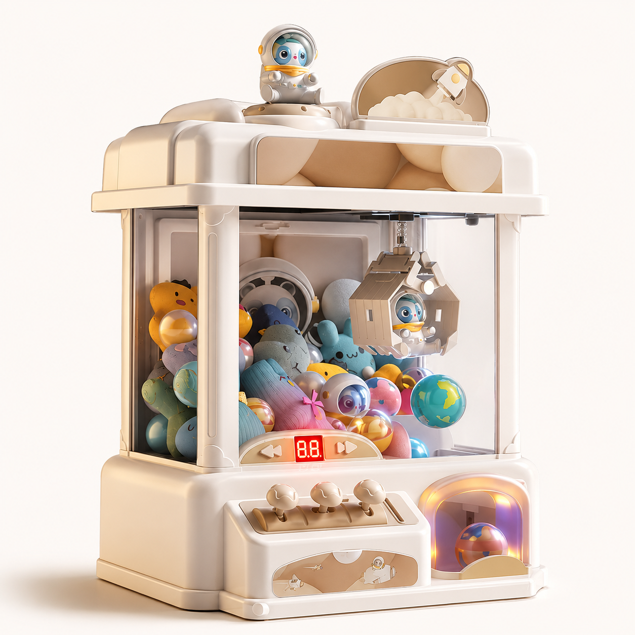 Osterly Mini Arcade Claw Machine – Plush Prize Grabber Toy
