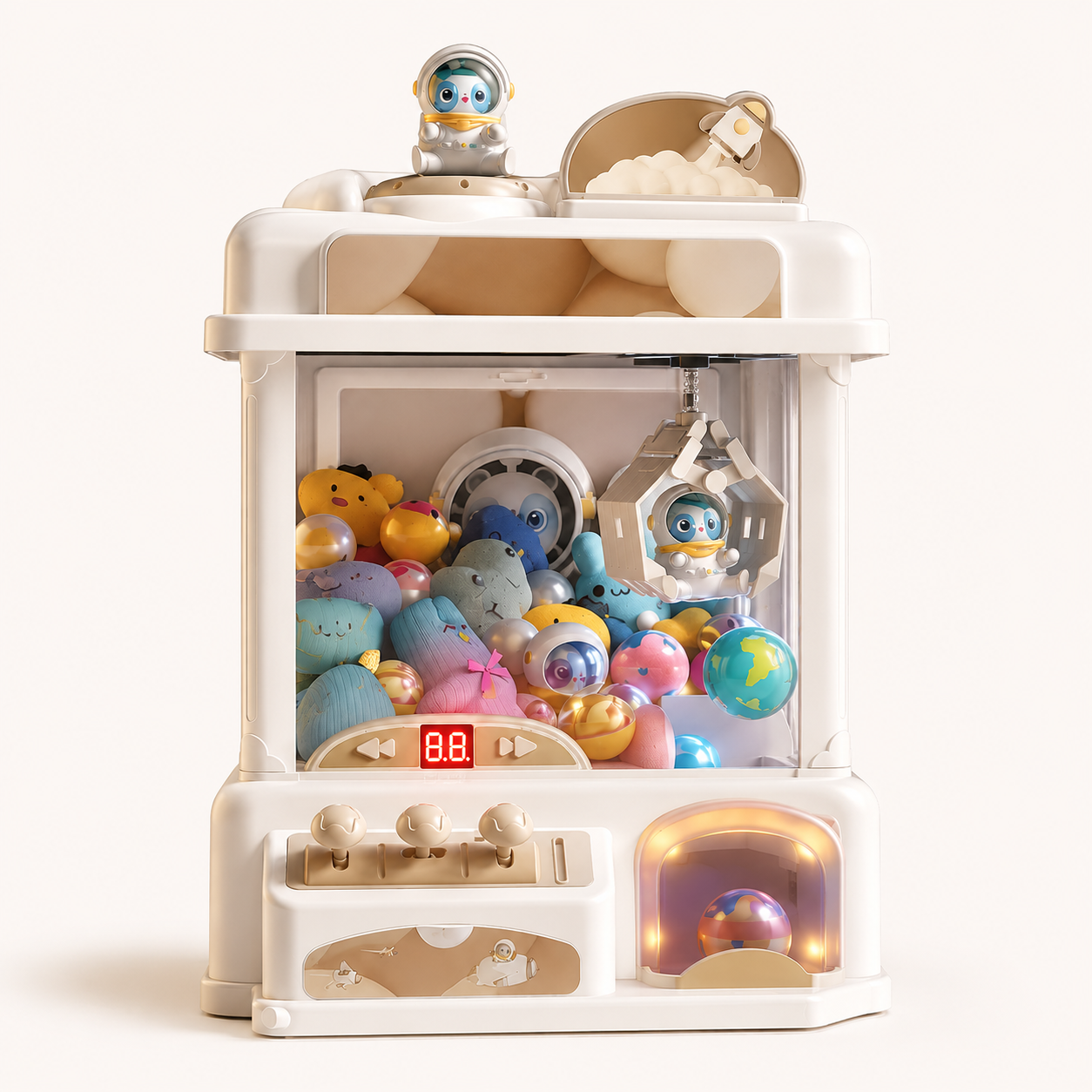 Osterly Mini Arcade Claw Machine – Plush Prize Grabber Toy