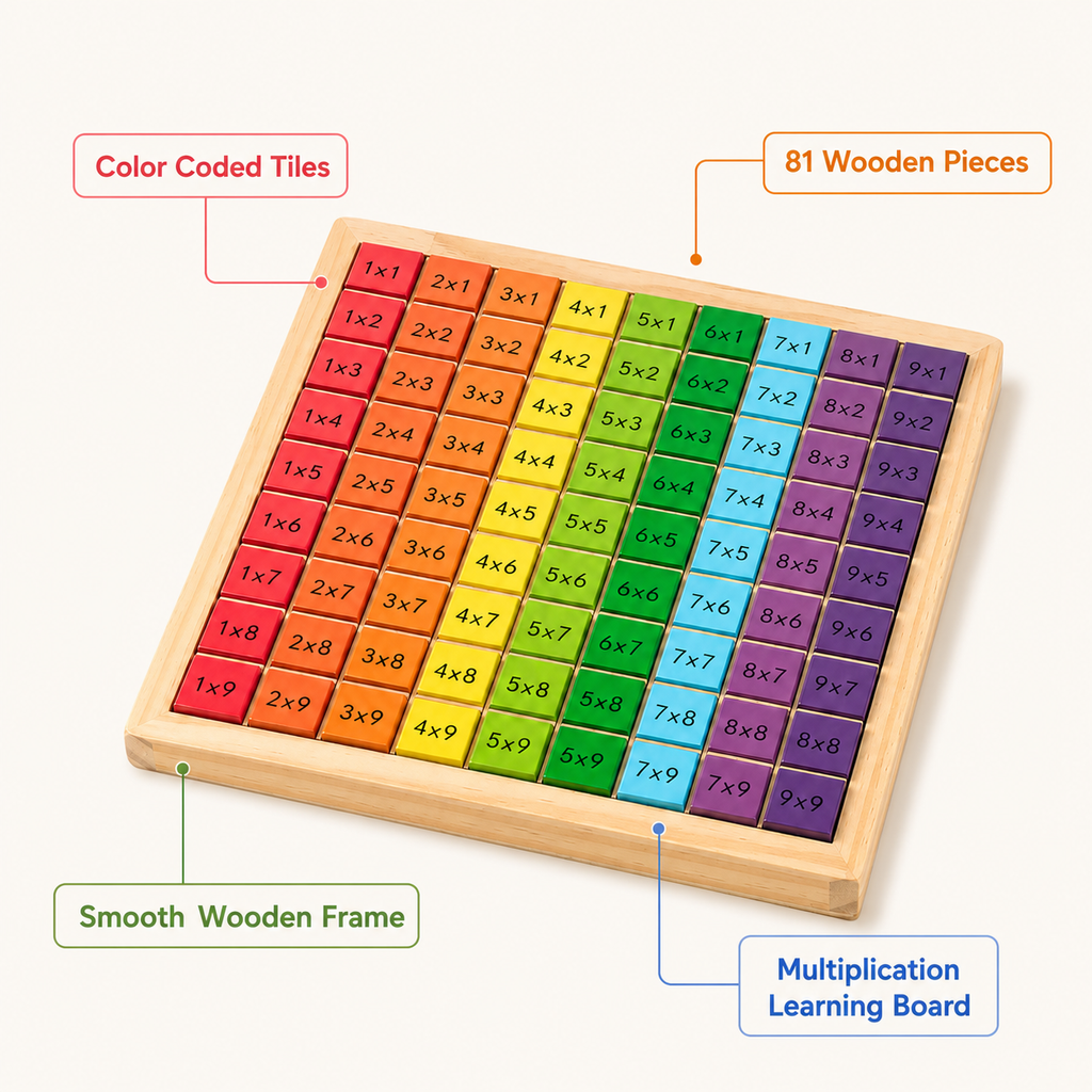 Osterly Multiplication Board – Educational Math Toy for Kids