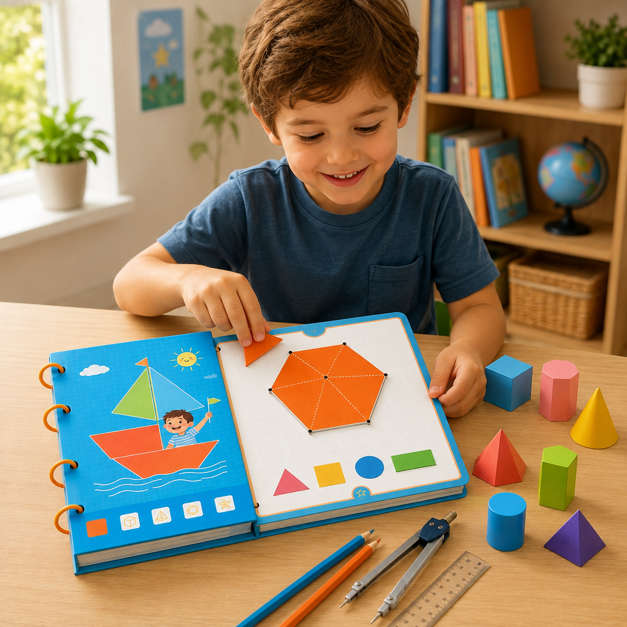 Osterly Geometry Book – Interactive Kids Shapes and Math