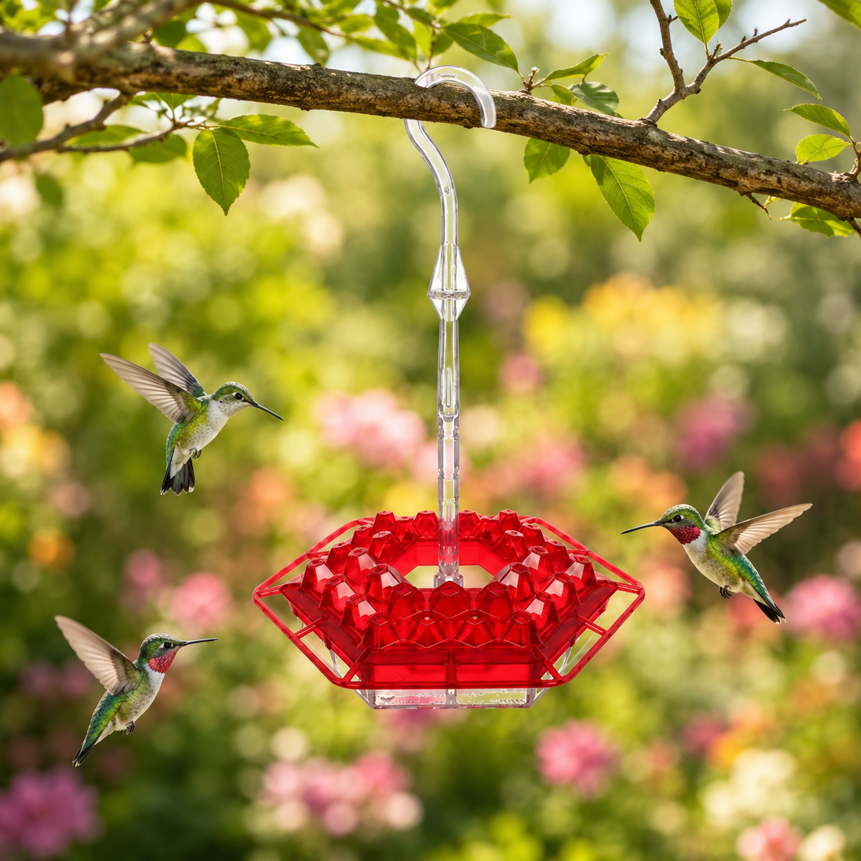 Osterly Hummingbird Feeder – Bee-Guard Garden Bird Feeder