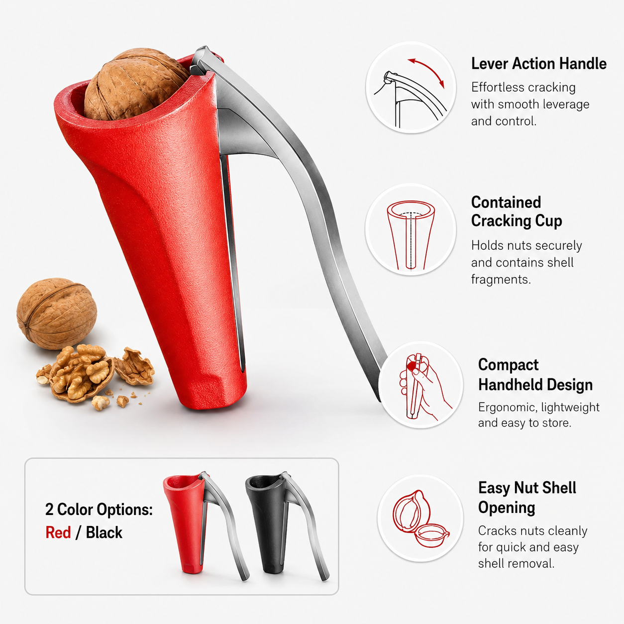 Osterly Nut Cracker – Premium Kitchen Tool for Shells and Nuts