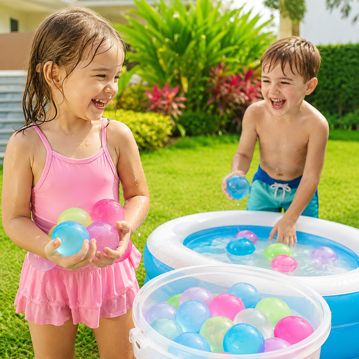 Osterly Reusable Water Balloons – Refillable Outdoor Water Toy