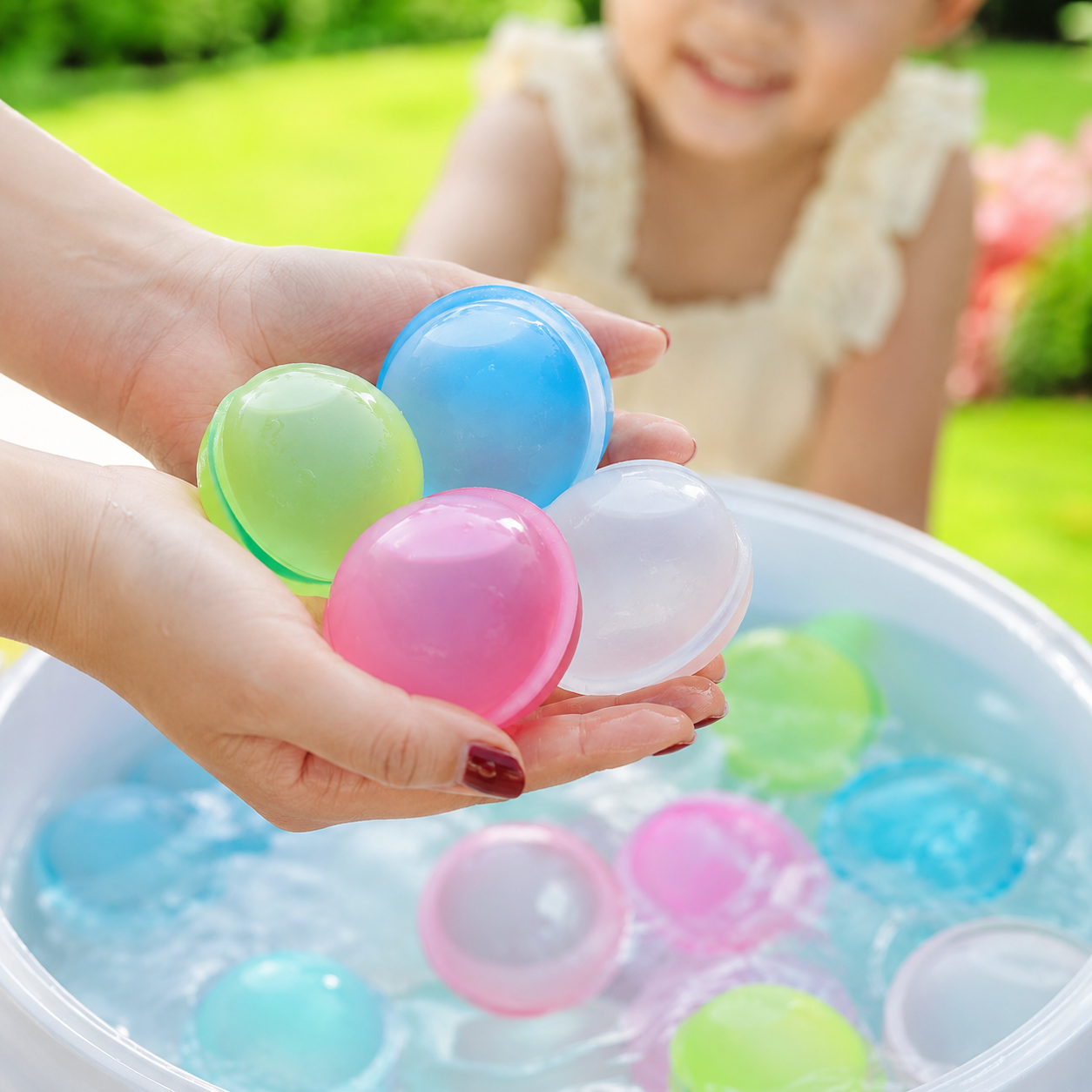 Osterly Reusable Water Balloons – Refillable Outdoor Water Toy