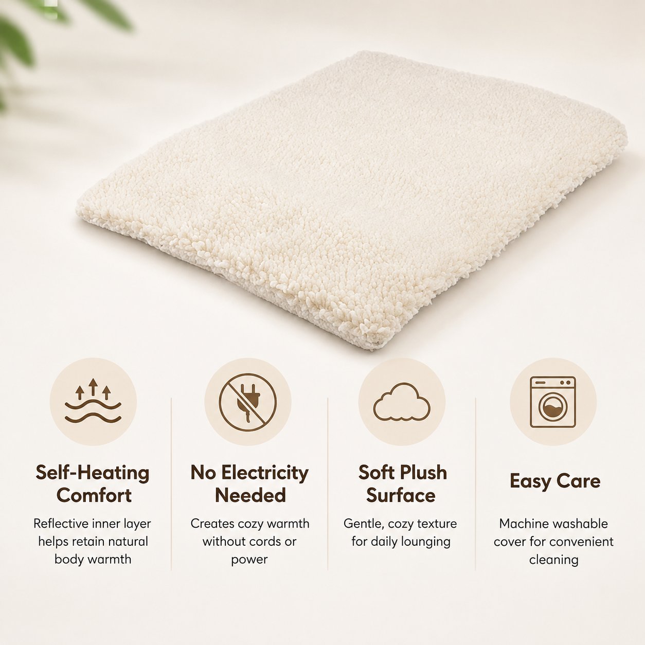 Osterly Self-Warming Cat Mat – Non-Electric Washable Pet Bed