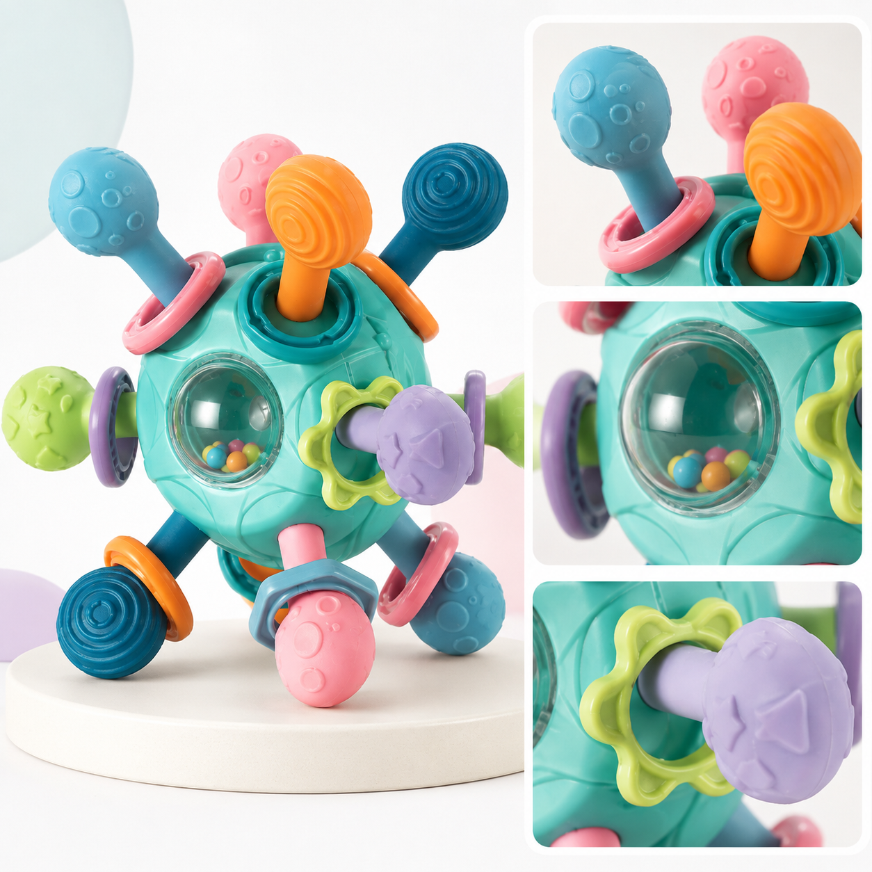 Osterly Sensory Ball – Textured Infant Rattle and Teether