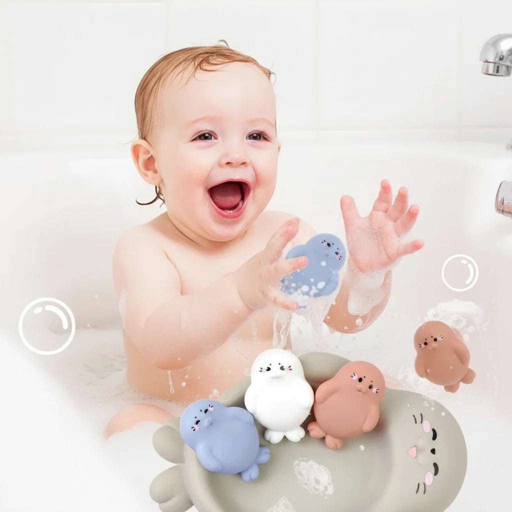 Osterly Animal Bath Toys – Floating Baby Adventure Play Set