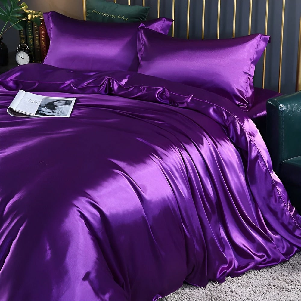 Osterly Mulberry Silk Duvet Set – Cooling Reversible Bedding
