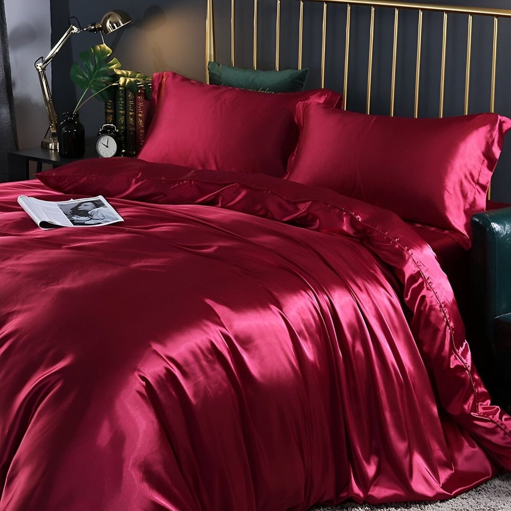 Osterly Mulberry Silk Duvet Set – Cooling Reversible Bedding