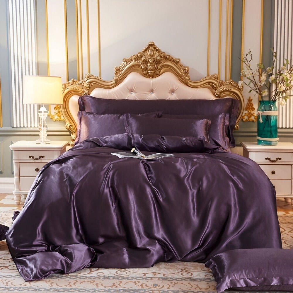 Osterly Mulberry Silk Duvet Set – Cooling Reversible Bedding