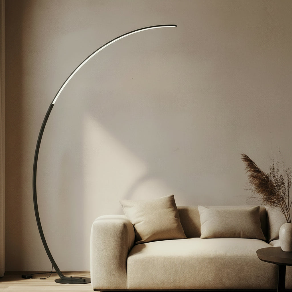 Osterly Arc Floor Lamp – Modern Adjustable LED Reading Light