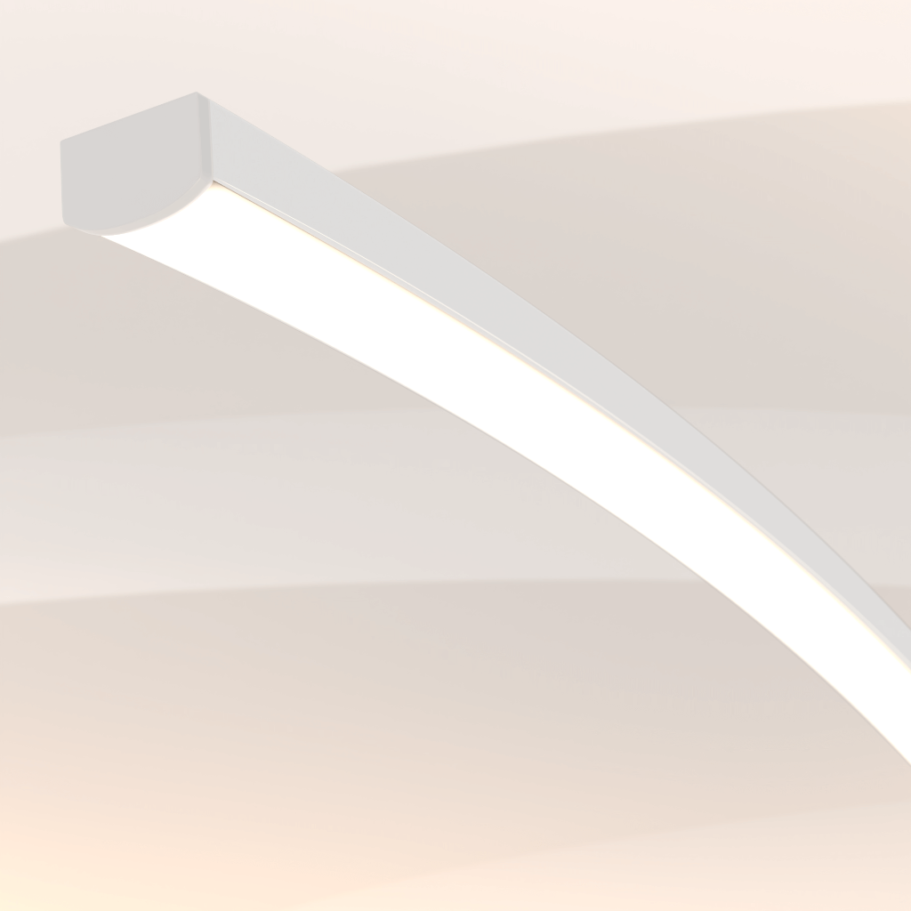 Osterly Arc Floor Lamp – Modern Adjustable LED Reading Light