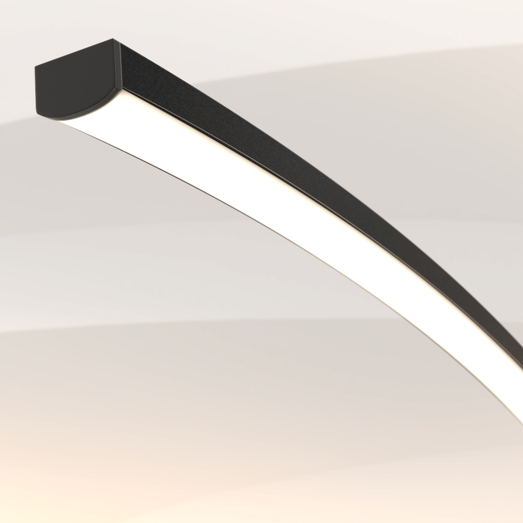 Osterly Arc Floor Lamp – Modern Adjustable LED Reading Light