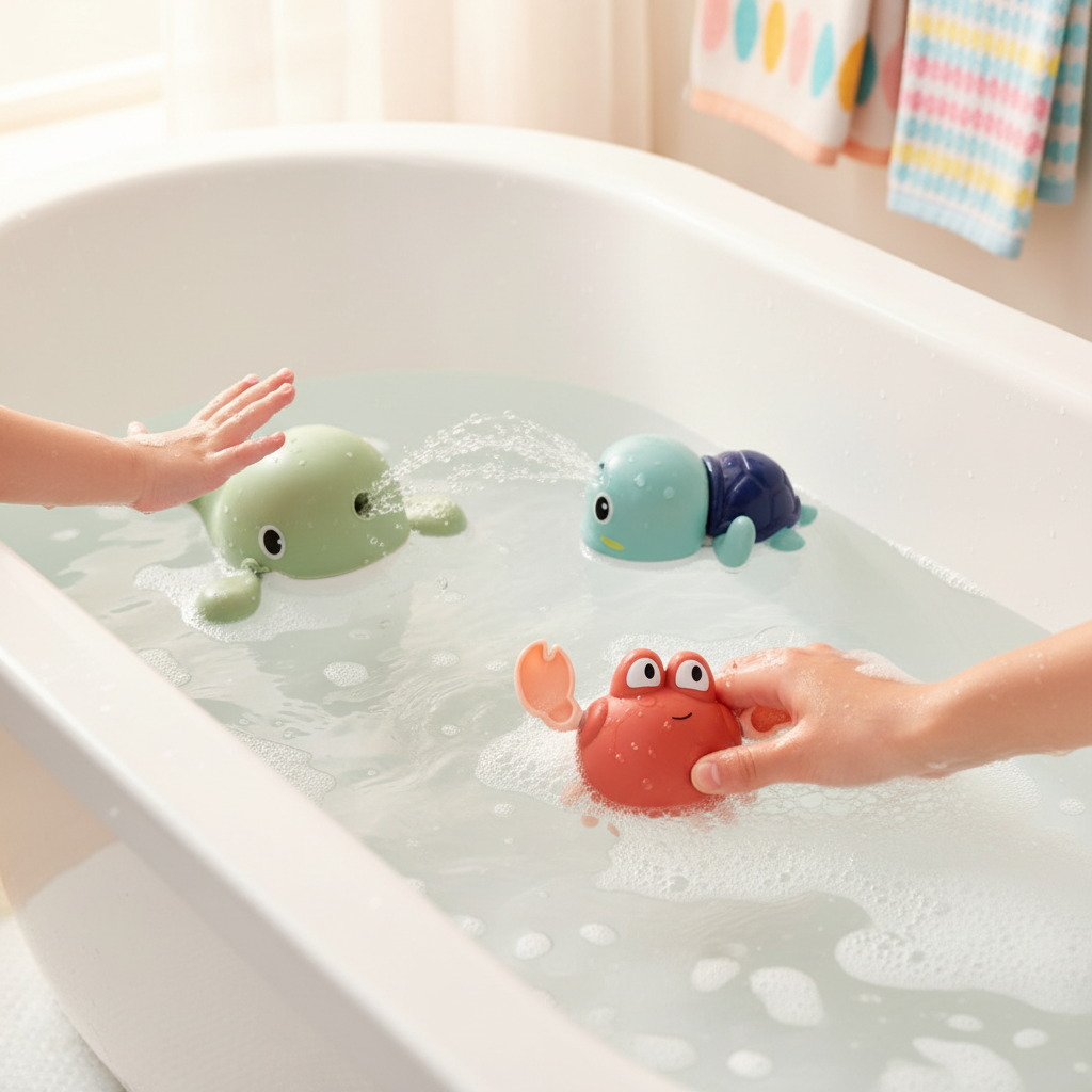 Osterly Floating Bath Toys – Water Play Set for the Tub