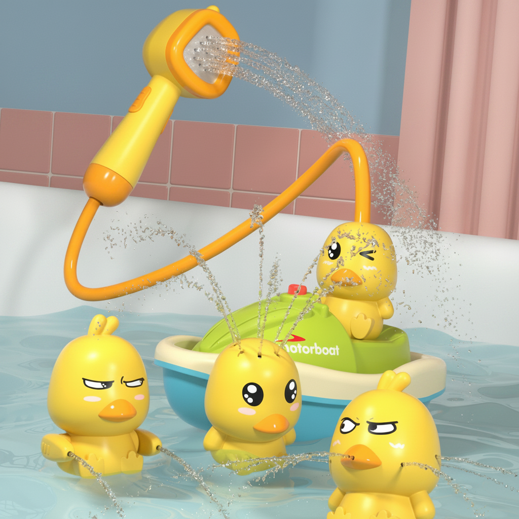 Osterly Bath Toy Playset – Floating Water Toys for Infants