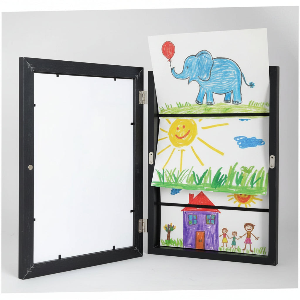 Osterly Kids Art Frame – Wall-Mounted Drawing Display