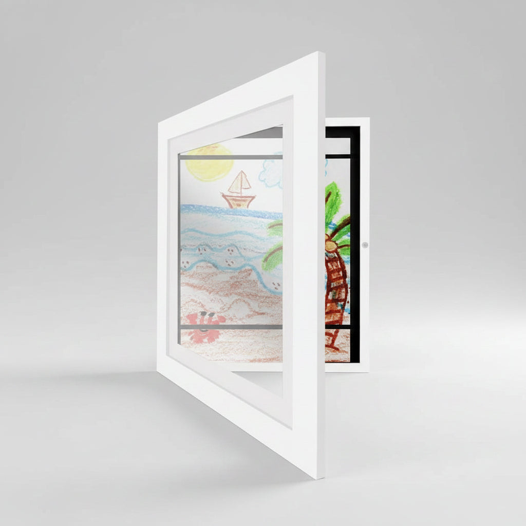 Osterly Kids Art Frame – Wall-Mounted Drawing Display