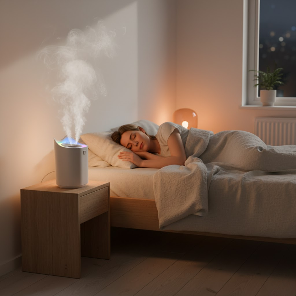 Osterly Cool Mist Humidifier – Quiet Ultrasonic Bedroom Unit
