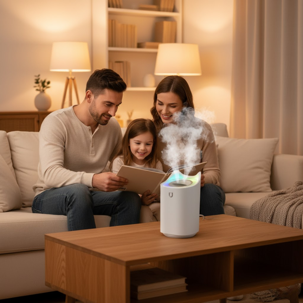 Osterly Cool Mist Humidifier – Quiet Ultrasonic Bedroom Unit