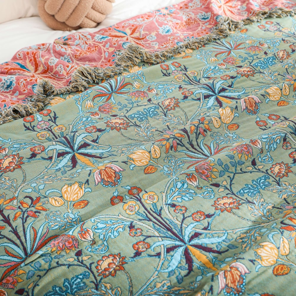 Osterly Reversible Cotton Quilt – Soft Woven Throw Blanket