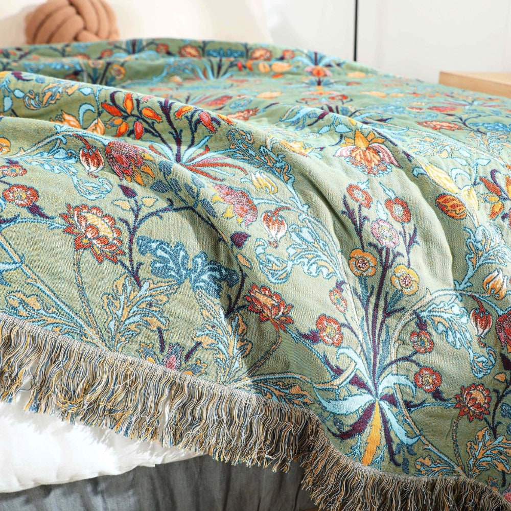 Osterly Reversible Cotton Quilt – Soft Woven Throw Blanket
