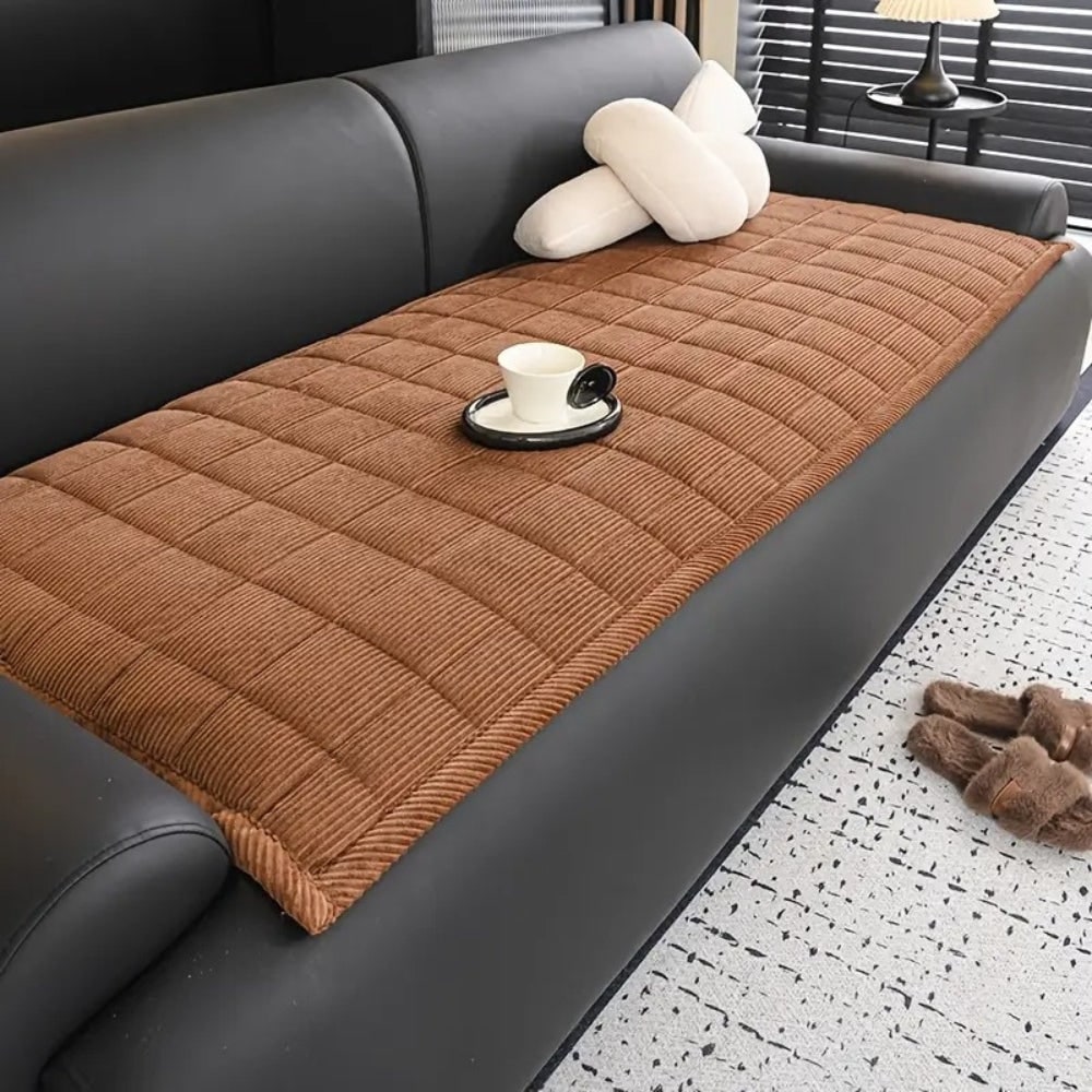 Osterly Quilted Couch Cover – Washable Sofa Protector