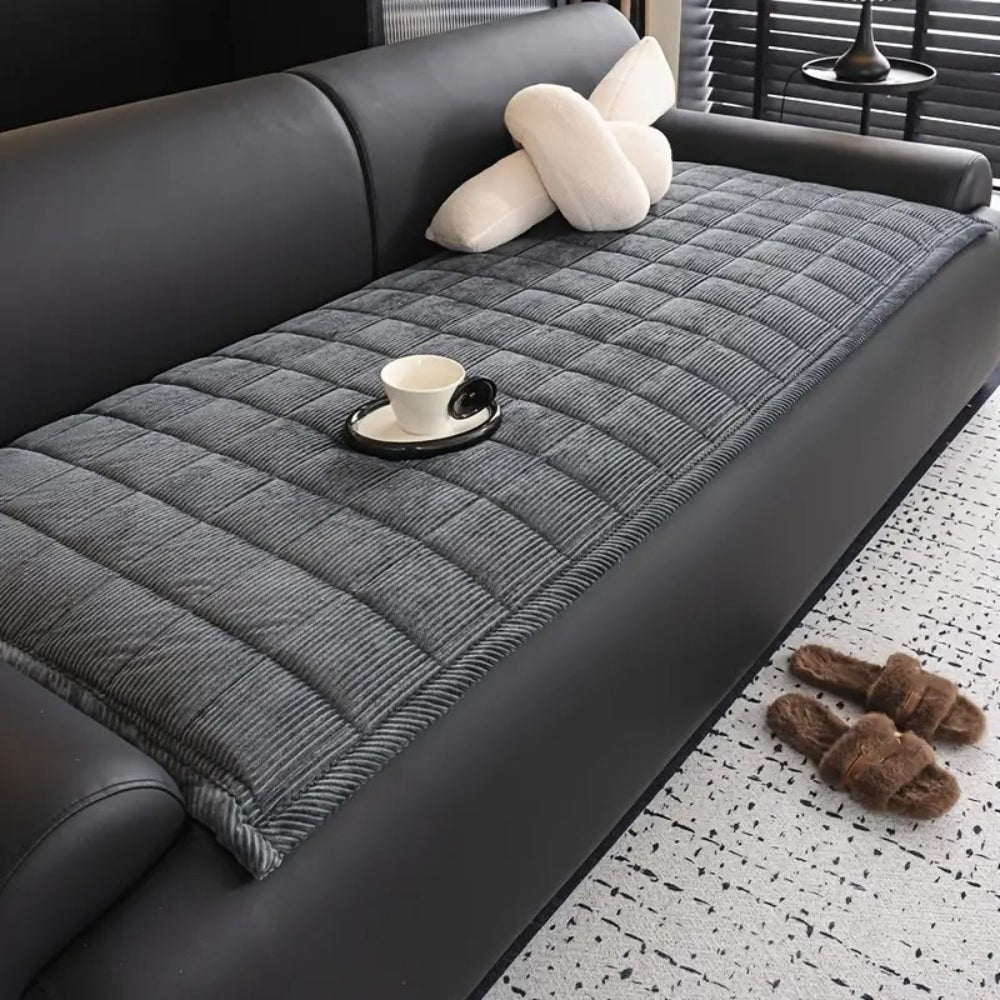 Osterly Quilted Couch Cover – Washable Sofa Protector