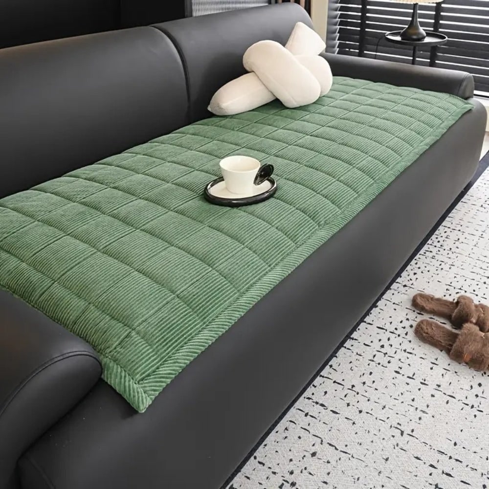 Osterly Quilted Couch Cover – Washable Sofa Protector