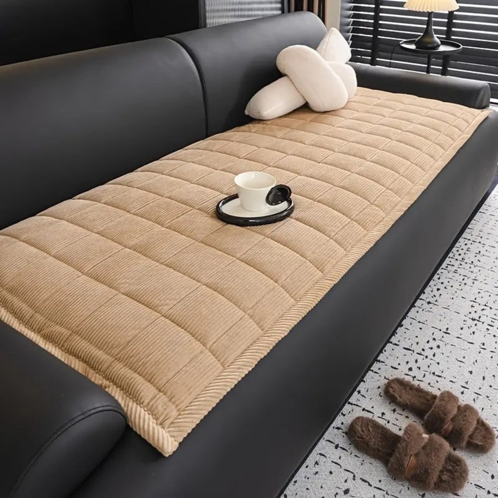 Osterly Quilted Couch Cover – Washable Sofa Protector