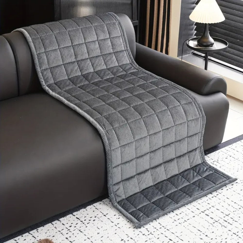 Osterly Quilted Couch Cover – Washable Sofa Protector