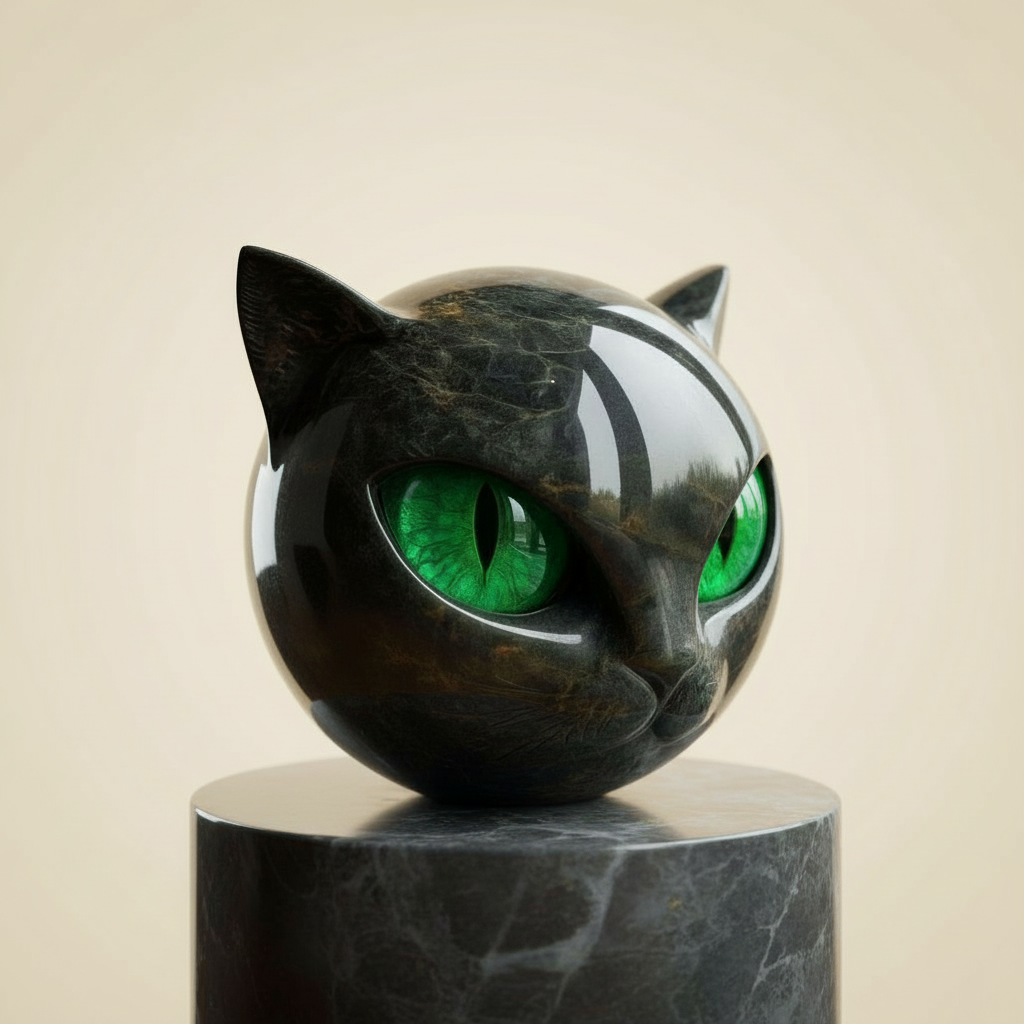 Osterly Decorative Cat Sculpture – Modern Home Accent Piece