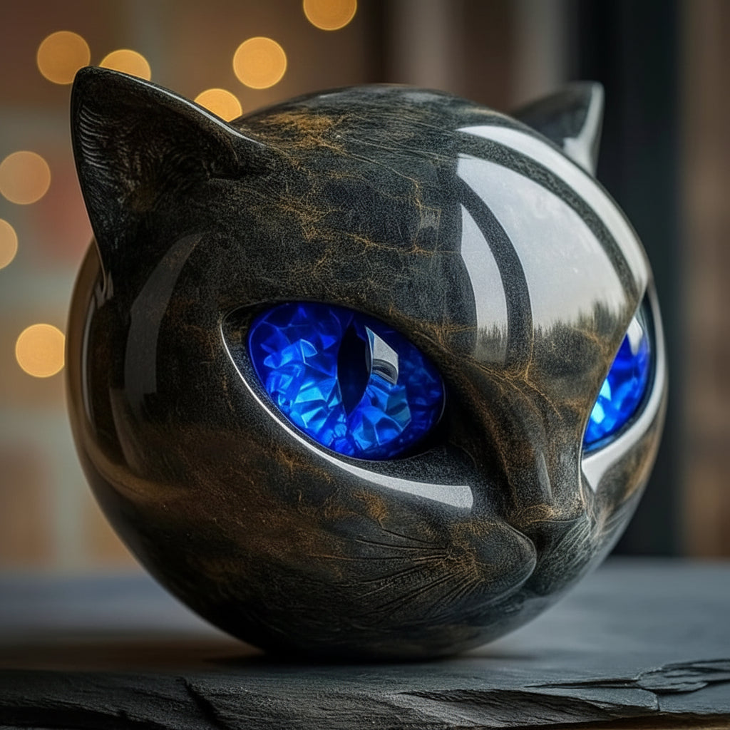 Osterly Decorative Cat Sculpture – Modern Home Accent Piece