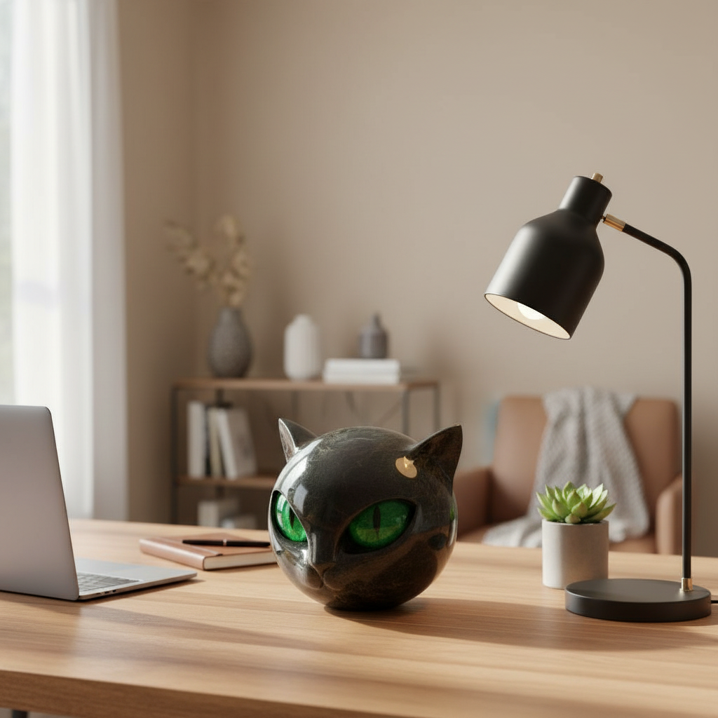 Osterly Decorative Cat Sculpture – Modern Home Accent Piece