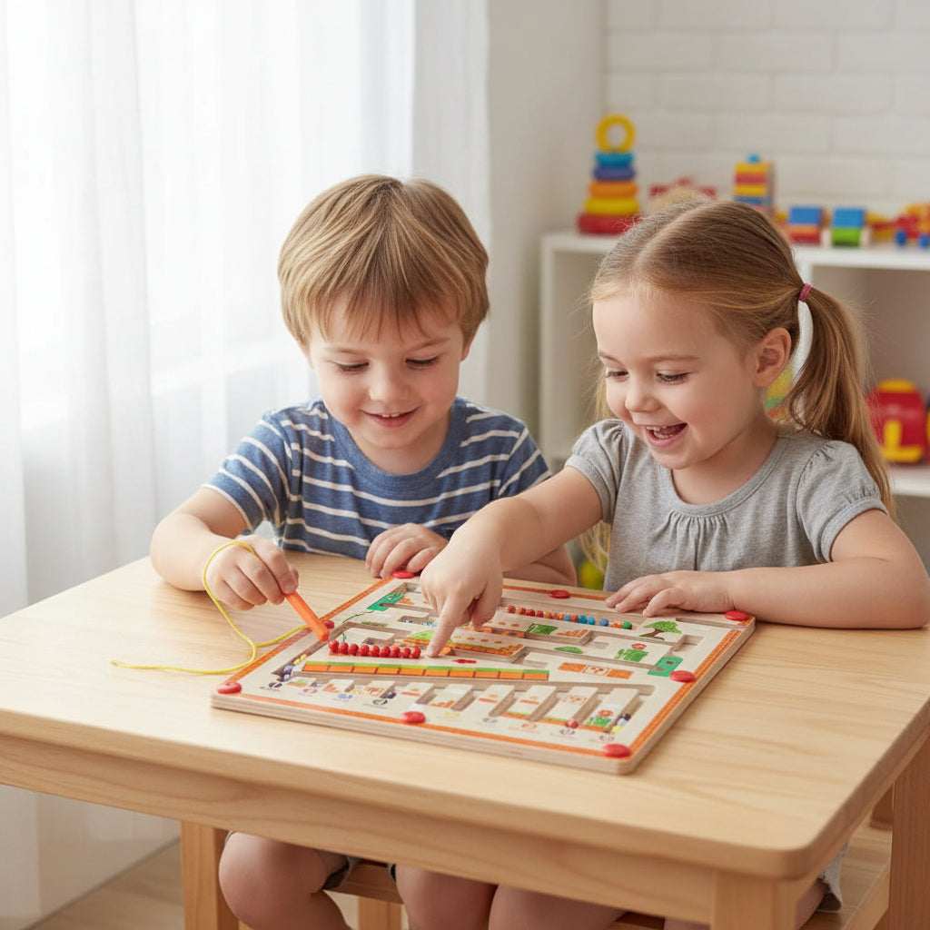 Osterly Magnetic Maze Toy – Fine Motor Skills Board