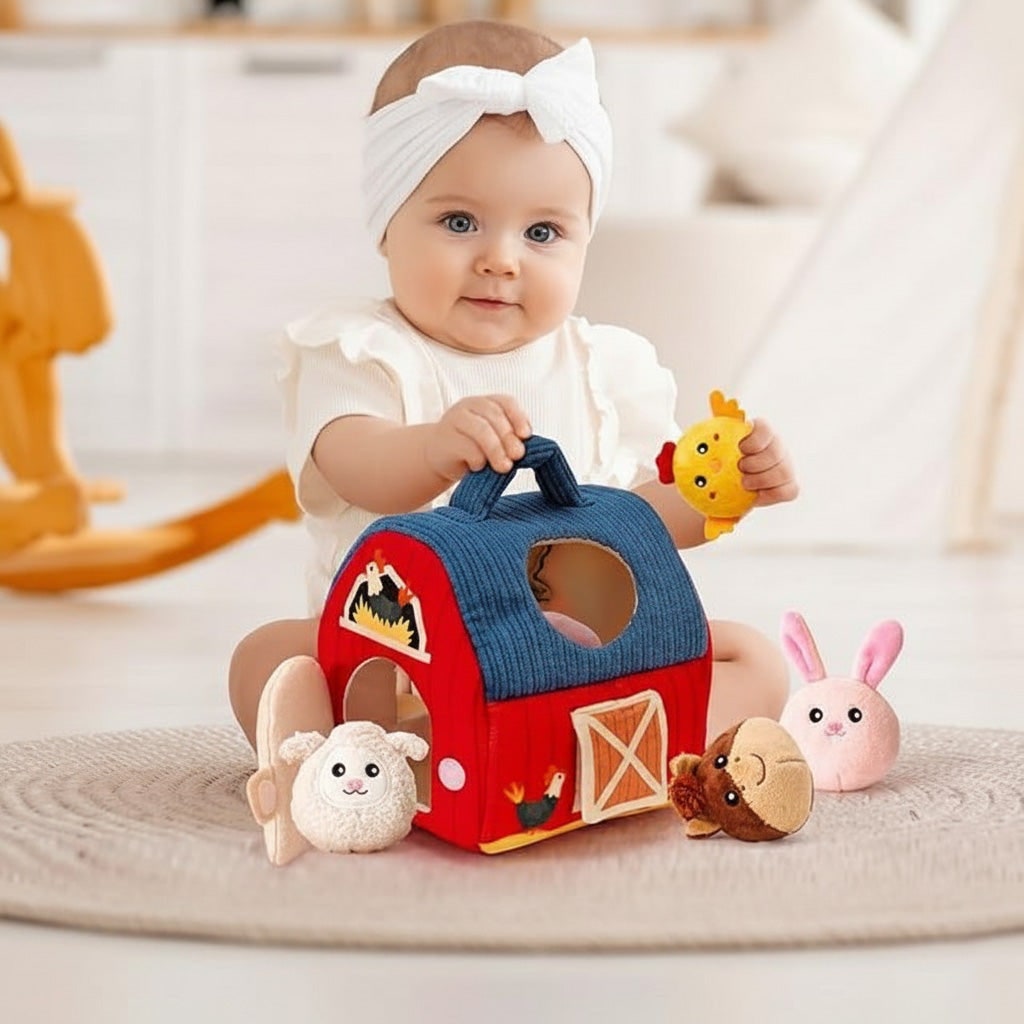Osterly Farm Animal Playset – Soft Plush Role Play Toys