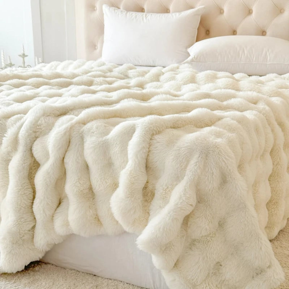 Osterly Faux Fur Blanket – Cozy Soft Plush Throw for Sofas