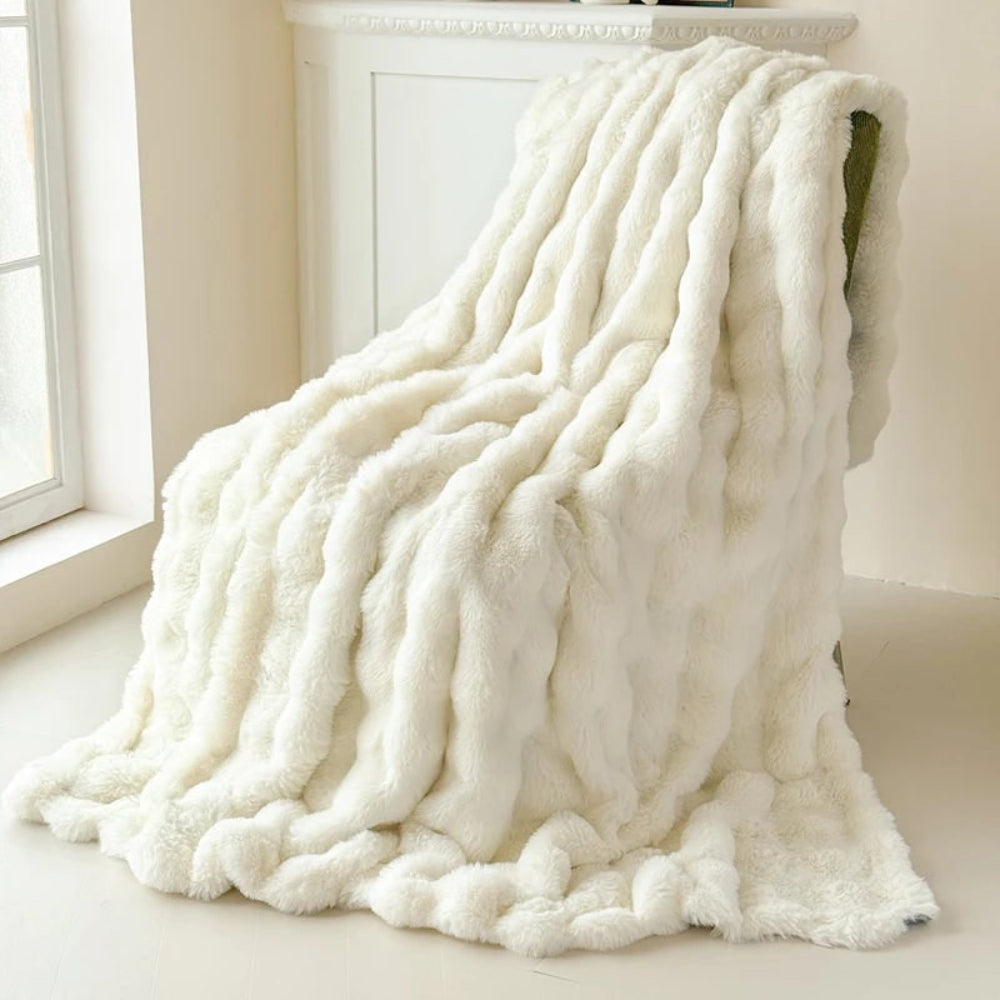 Osterly Faux Fur Blanket – Cozy Soft Plush Throw for Sofas