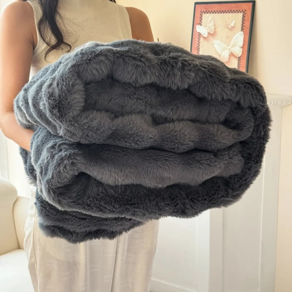 Osterly Faux Fur Blanket – Cozy Soft Plush Throw for Sofas