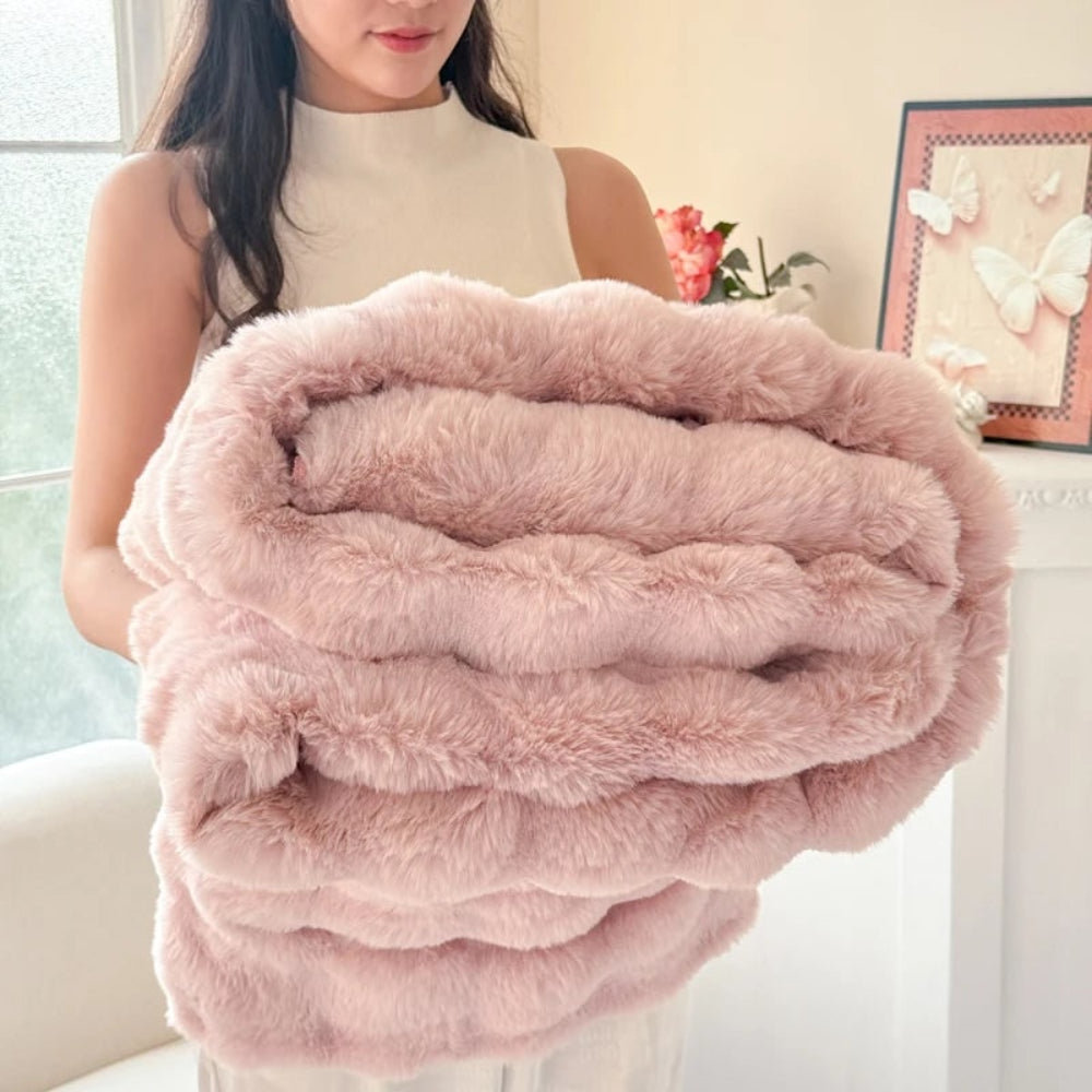 Osterly Faux Fur Blanket – Cozy Soft Plush Throw for Sofas