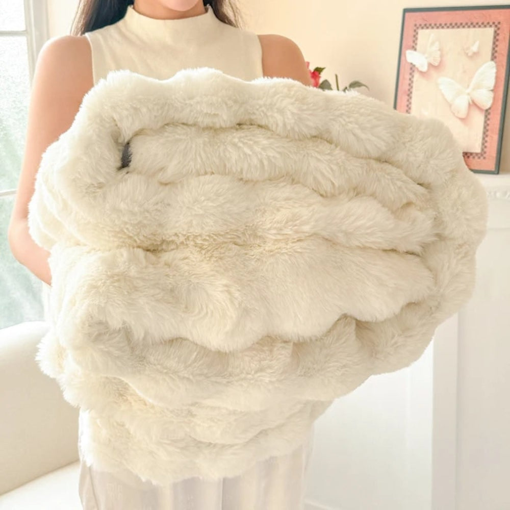 Osterly Faux Fur Blanket – Cozy Soft Plush Throw for Sofas