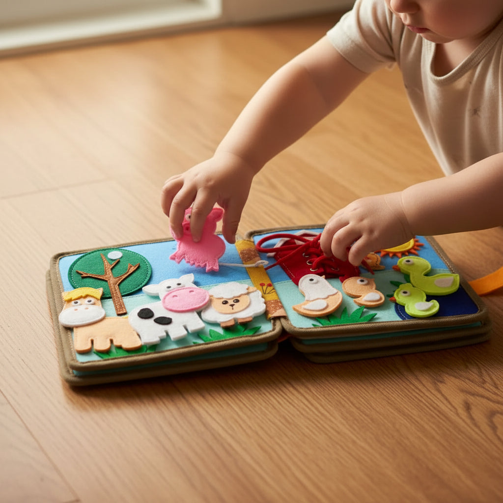 Osterly Felt Board Book Set – Interactive Toddler Learning
