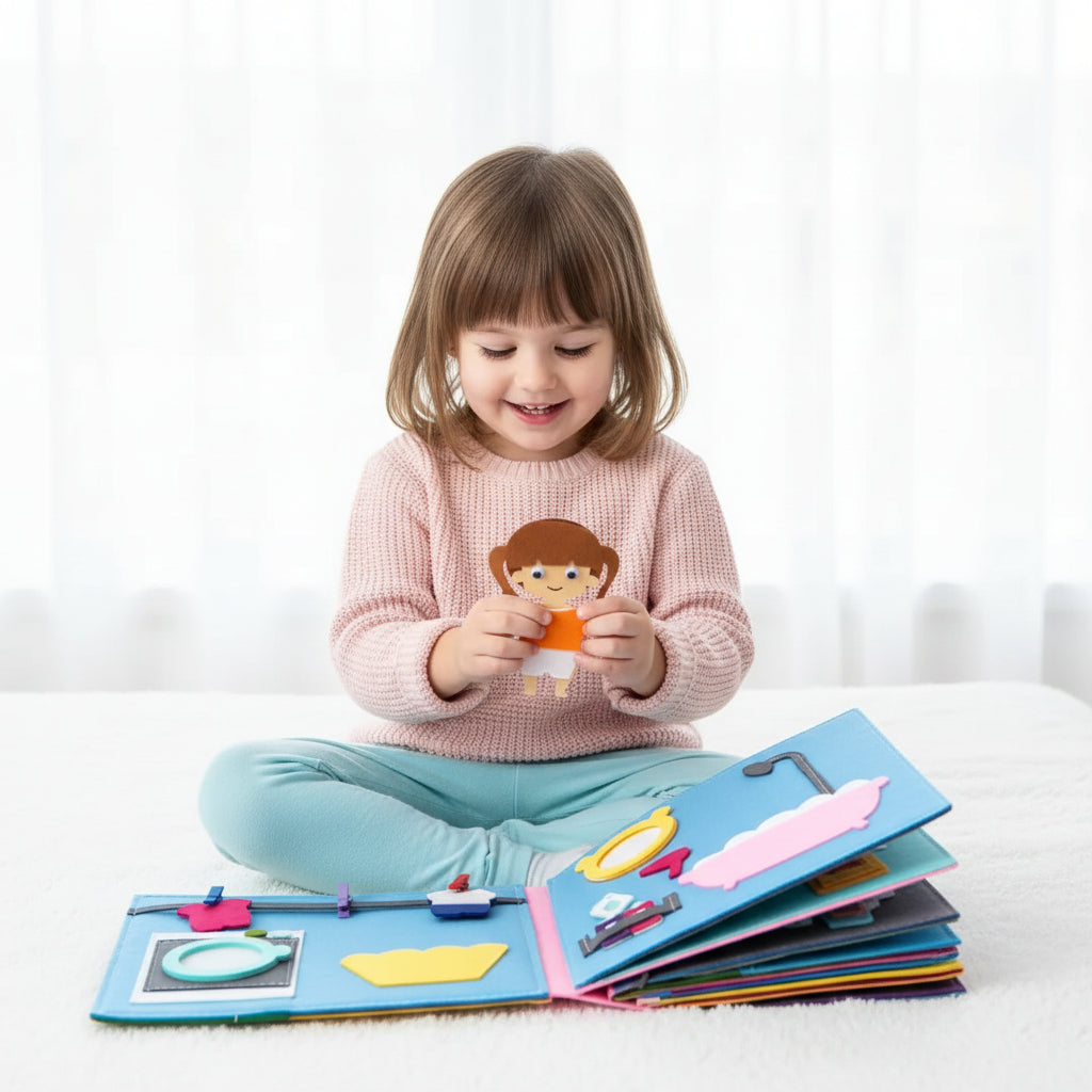 Osterly Felt Board Book Set – Interactive Toddler Learning