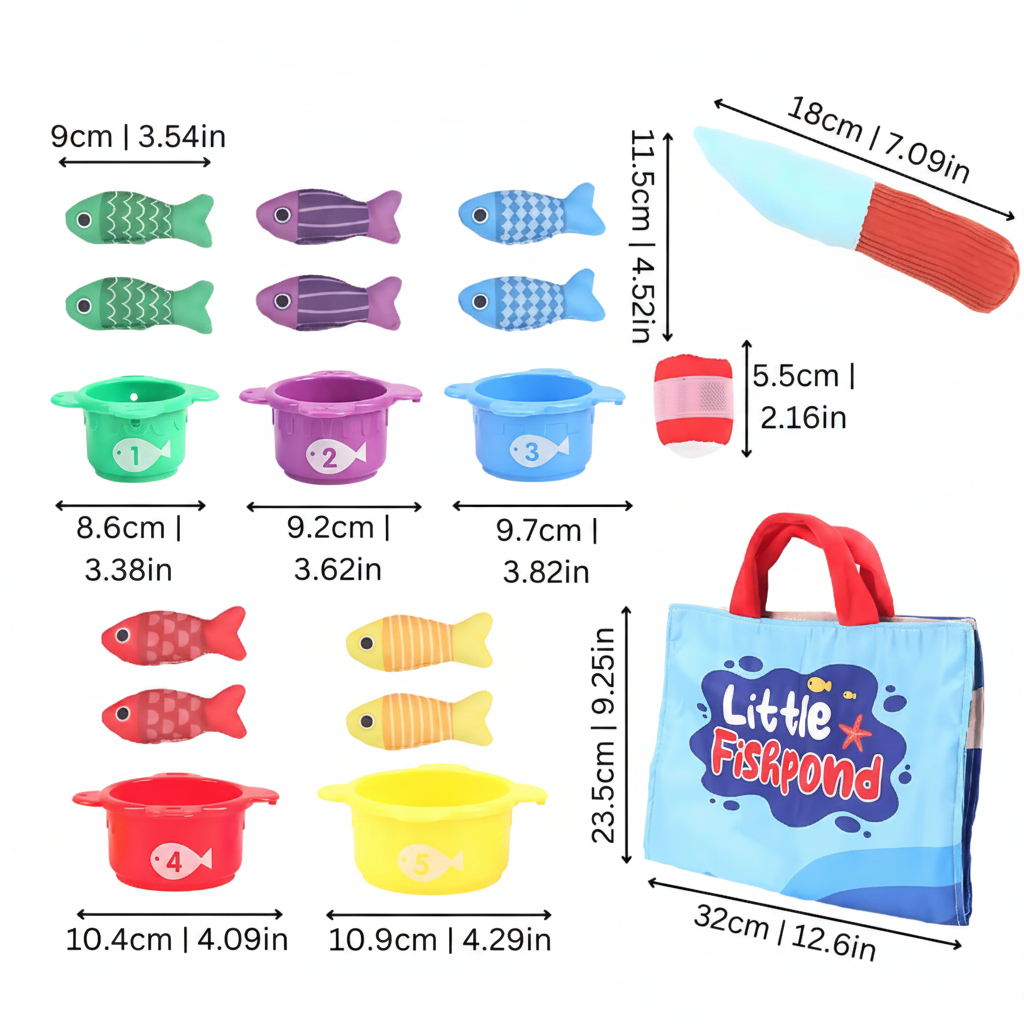 Osterly Fishing Toy Playset – Interactive Magnetic Game