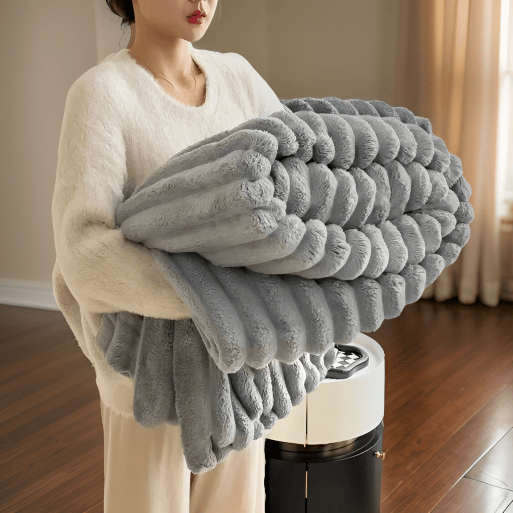 Osterly Fleece Throw Blanket – Large Soft Plush Sofa Drape