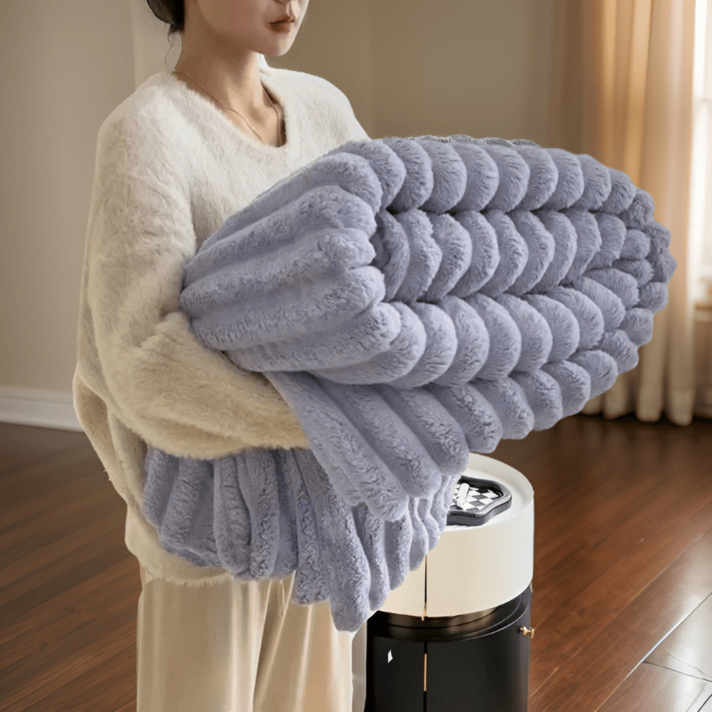 Osterly Fleece Throw Blanket – Large Soft Plush Sofa Drape