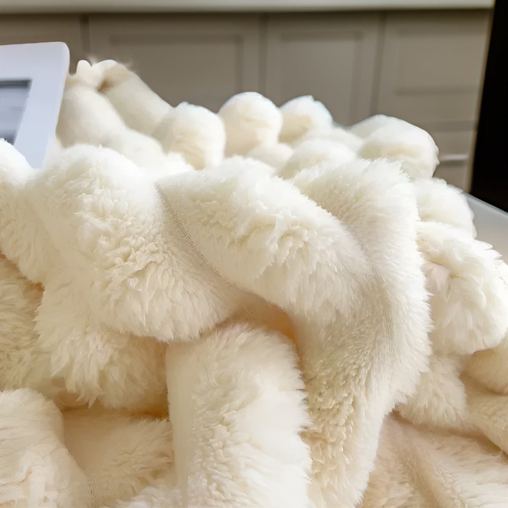 Osterly Fleece Throw Blanket – Large Soft Plush Sofa Drape