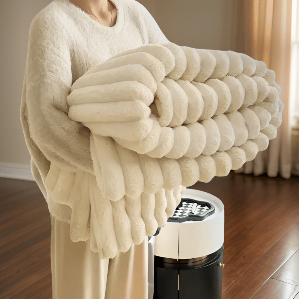 Osterly Fleece Throw Blanket – Large Soft Plush Sofa Drape