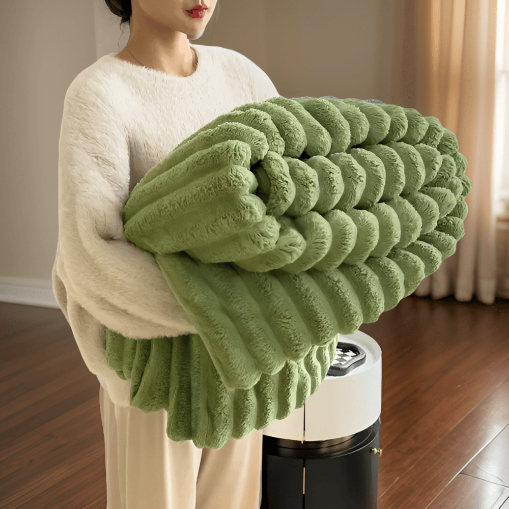 Osterly Fleece Throw Blanket – Large Soft Plush Sofa Drape