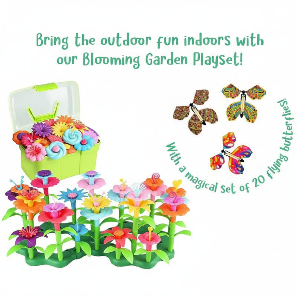 Osterly Flower Building Toy – Creative Imaginative Play Set