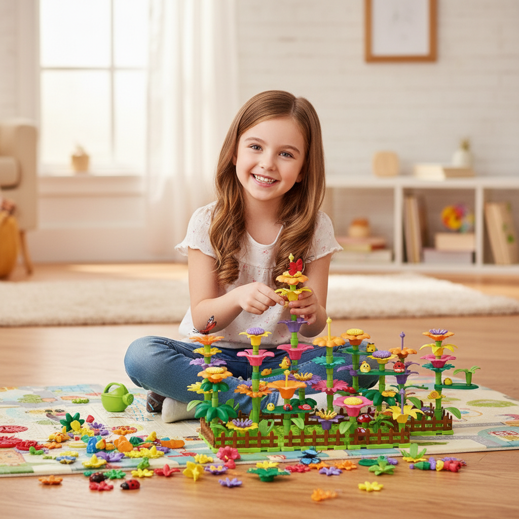 Osterly Flower Building Toy – Creative Imaginative Play Set